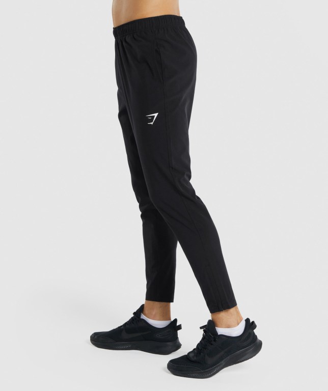 Pantalones Jogger Gymshark Arrival Woven Hombre Negros | xW9AbJauHJf