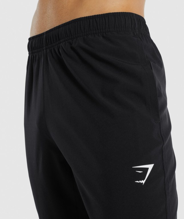 Pantalones Jogger Gymshark Arrival Woven Hombre Negros | xW9AbJauHJf