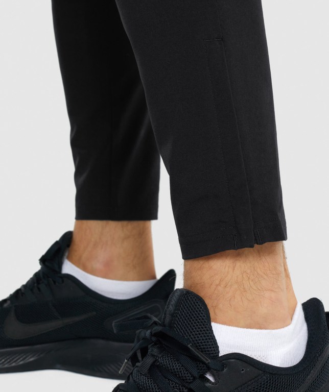 Pantalones Jogger Gymshark Arrival Woven Hombre Negros | xW9AbJauHJf