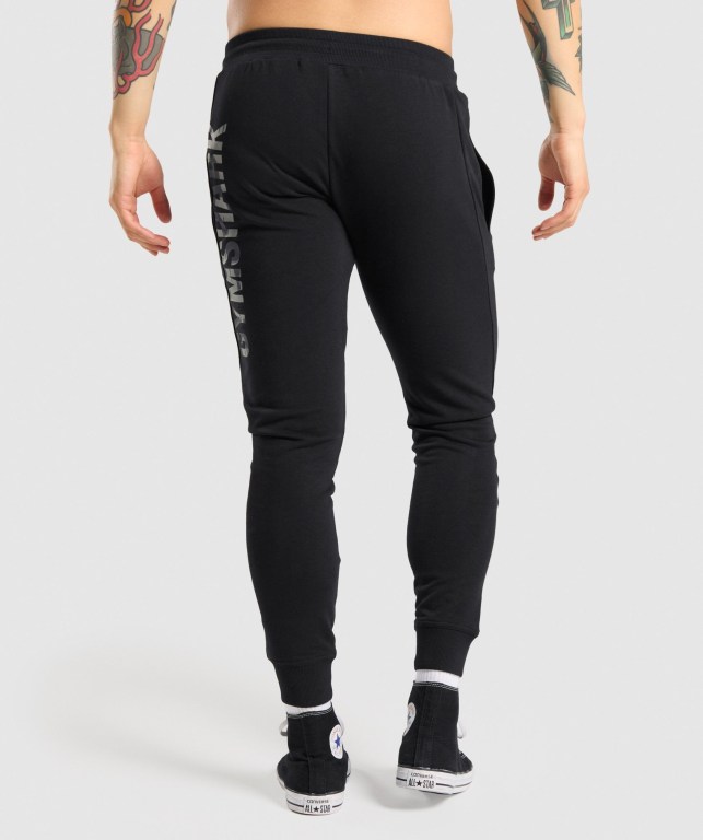 Pantalones Jogger Gymshark Bold Hombre Negros Camuflados | aWuLbXEEpNg