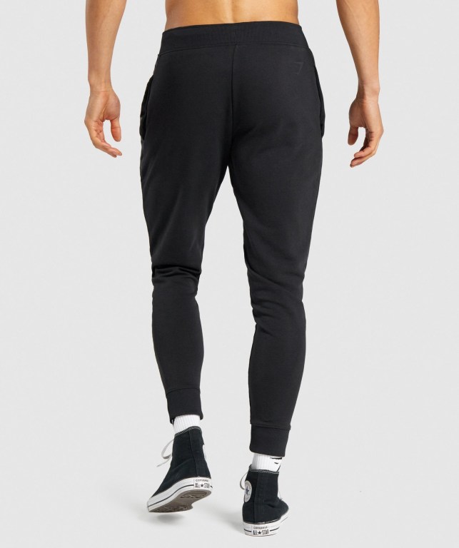 Pantalones Jogger Gymshark Bold Hombre Negros | mROeOsR8ifJ