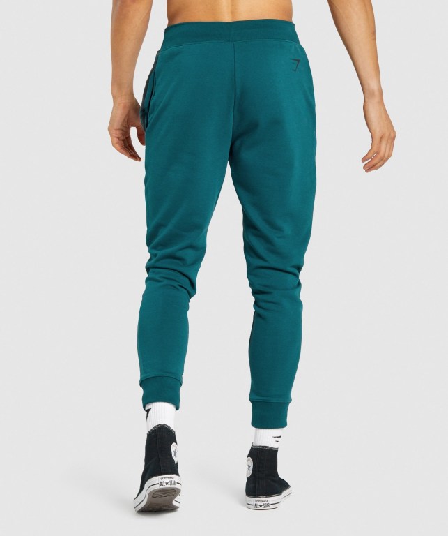 Pantalones Jogger Gymshark Bold Hombre Turquesa | 7gRSfZmJheo