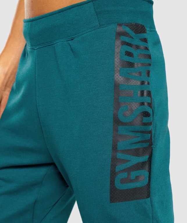 Pantalones Jogger Gymshark Bold Hombre Turquesa | 7gRSfZmJheo