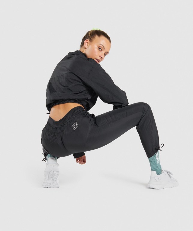 Pantalones Jogger Gymshark CTY Mujer Negros | MylNe7irWvT