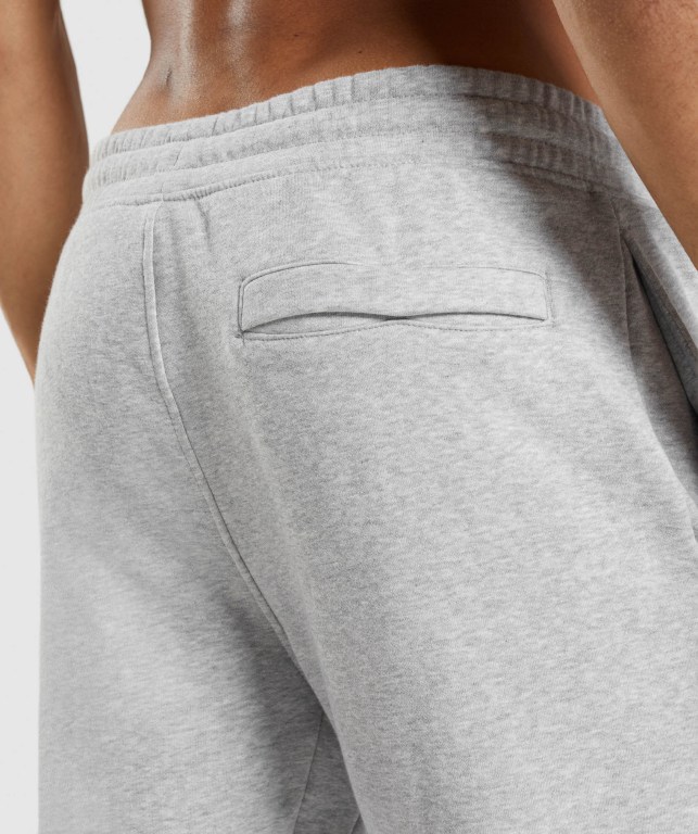 Pantalones Jogger Gymshark Crest Hombre Grises Claro | yZGbFOBw51c