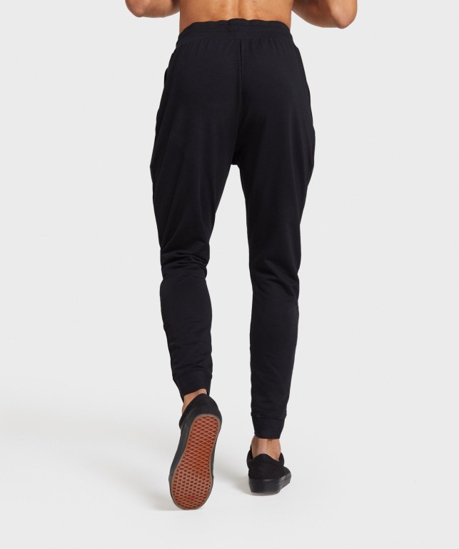 Pantalones Jogger Gymshark Critical Zip Hombre Negros | PsjBAFbRh3h