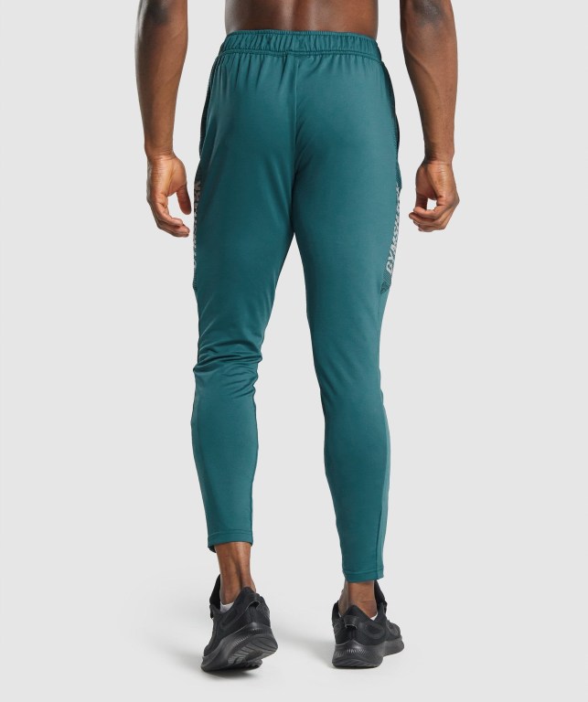 Pantalones Jogger Gymshark Deporte Hombre Turquesa | OX4yeGxhX6M