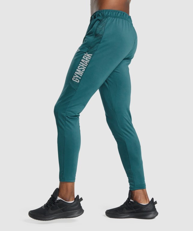 Pantalones Jogger Gymshark Deporte Hombre Turquesa | OX4yeGxhX6M