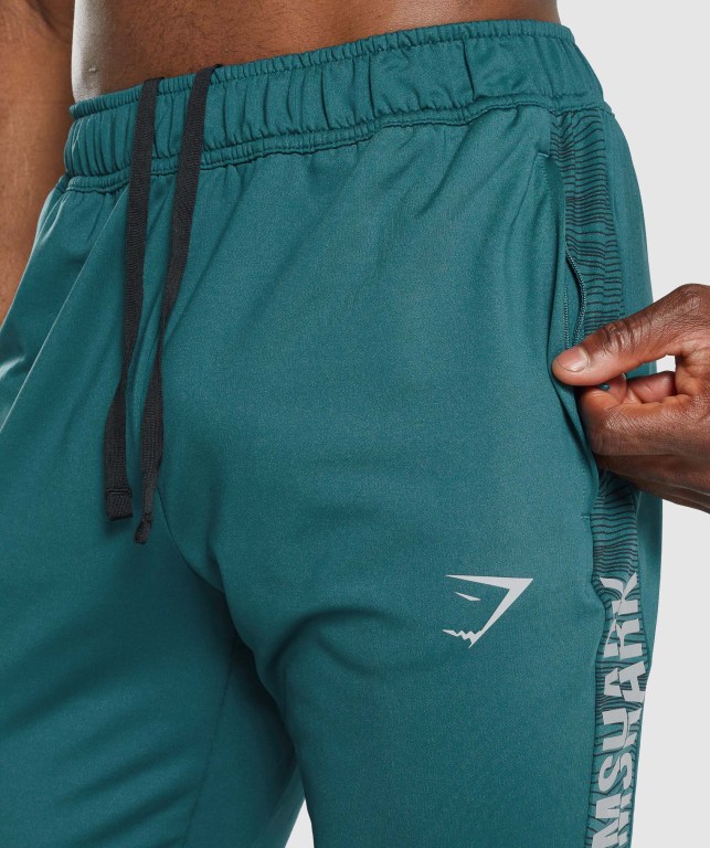 Pantalones Jogger Gymshark Deporte Hombre Turquesa | OX4yeGxhX6M