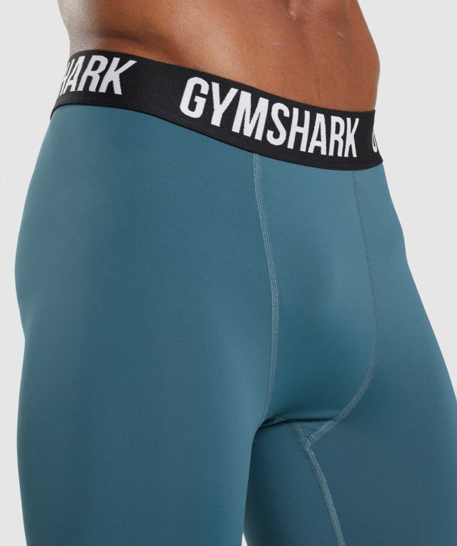 Pantalones Jogger Gymshark Element Baselayer Hombre Turquesa | CWbbkyrJPx2