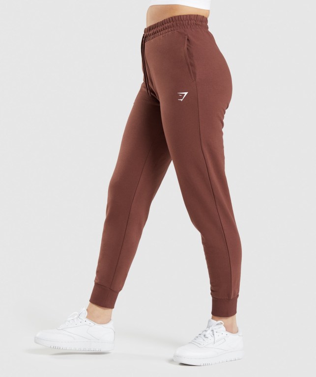 Pantalones Jogger Gymshark Entrenamiento Mujer Rosas Marrom | 4MqqRHiMxre