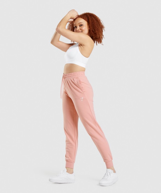 Pantalones Jogger Gymshark Entrenamiento Mujer Rosas | 7KzkW8rYse6