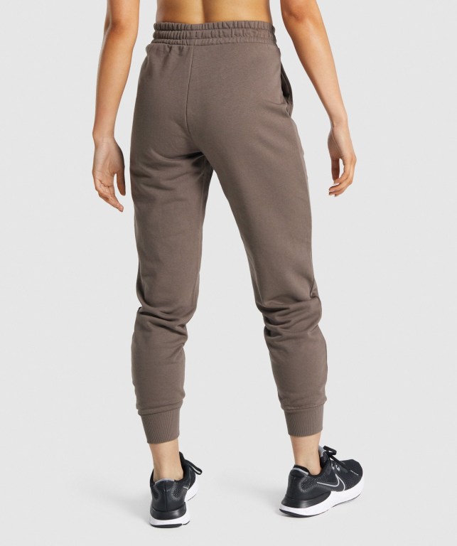 Pantalones Jogger Gymshark Entrenamiento Mujer Marrom | FtUzyK4UF1d