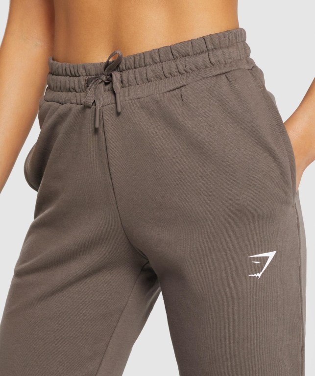 Pantalones Jogger Gymshark Entrenamiento Mujer Marrom | FtUzyK4UF1d