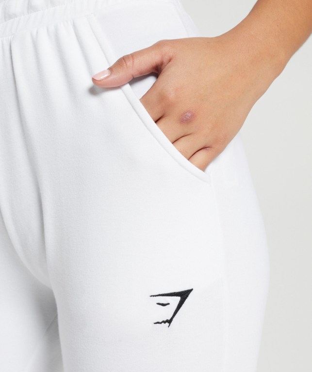 Pantalones Jogger Gymshark Entrenamiento Pippa Mujer Blancos | HQUQ1jmMvfp