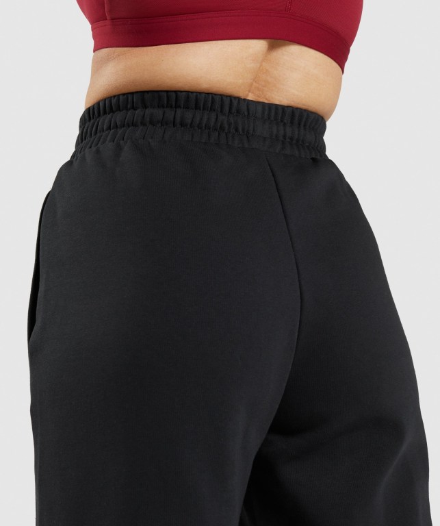 Pantalones Jogger Gymshark Entrenamiento Straight Leg Jogger Mujer Negros | JwFbphvhSxg