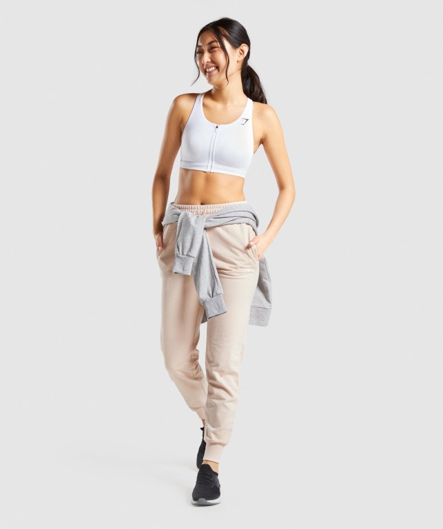 Pantalones Jogger Gymshark Entrenamiento Mujer Marrom Claro | gtRIBqRwGCR