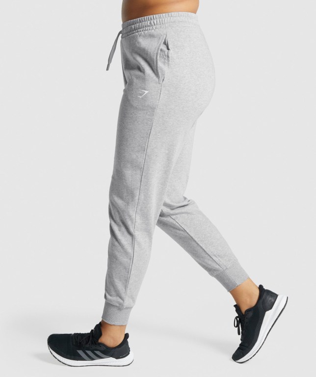 Pantalones Jogger Gymshark Entrenamiento Mujer Grises Claro | oWkXGjmKCCO