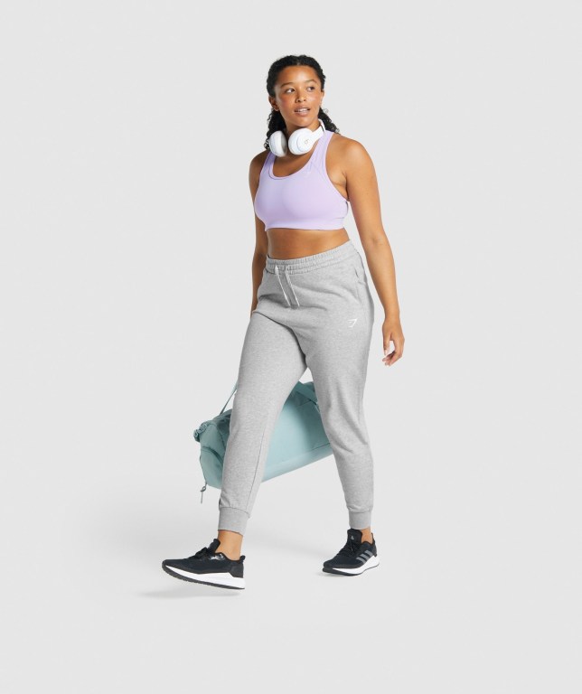 Pantalones Jogger Gymshark Entrenamiento Mujer Grises Claro | oWkXGjmKCCO