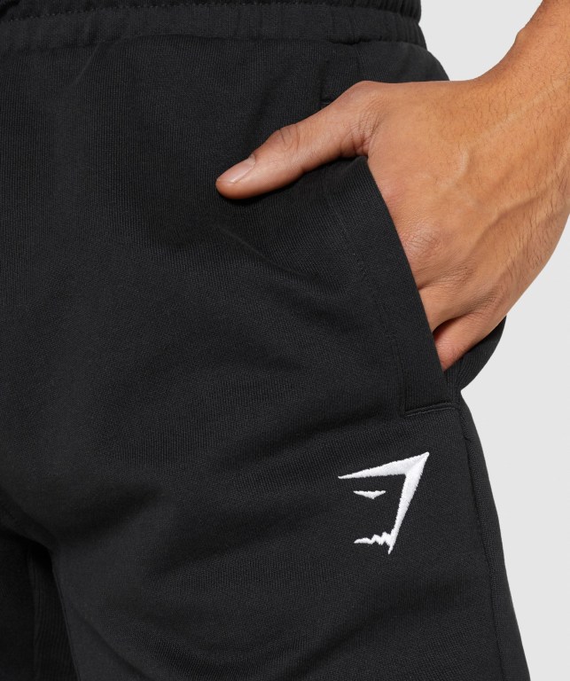 Pantalones Jogger Gymshark Essential Oversized Hombre Negros | 7RY4RnhyJ6n