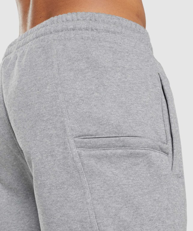 Pantalones Jogger Gymshark Essential Oversized Hombre Grises | qgLVbafwMox