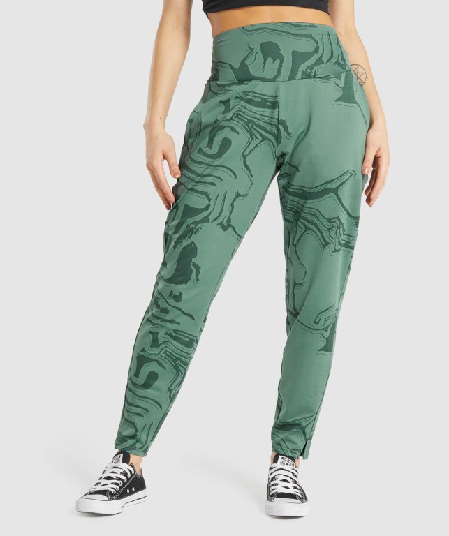 Pantalones Jogger Gymshark GS Power Mujer Verdes | Xj9KFIqjY9B