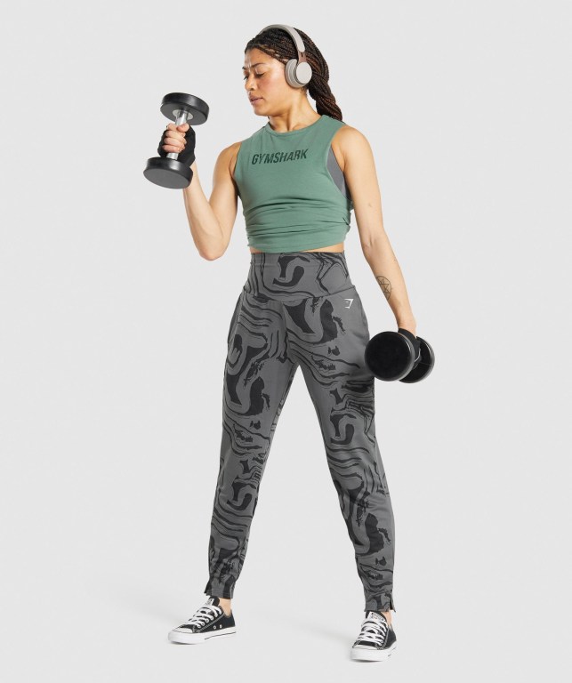 Pantalones Jogger Gymshark GS Power Mujer Negros | bE1WDwPLZNi