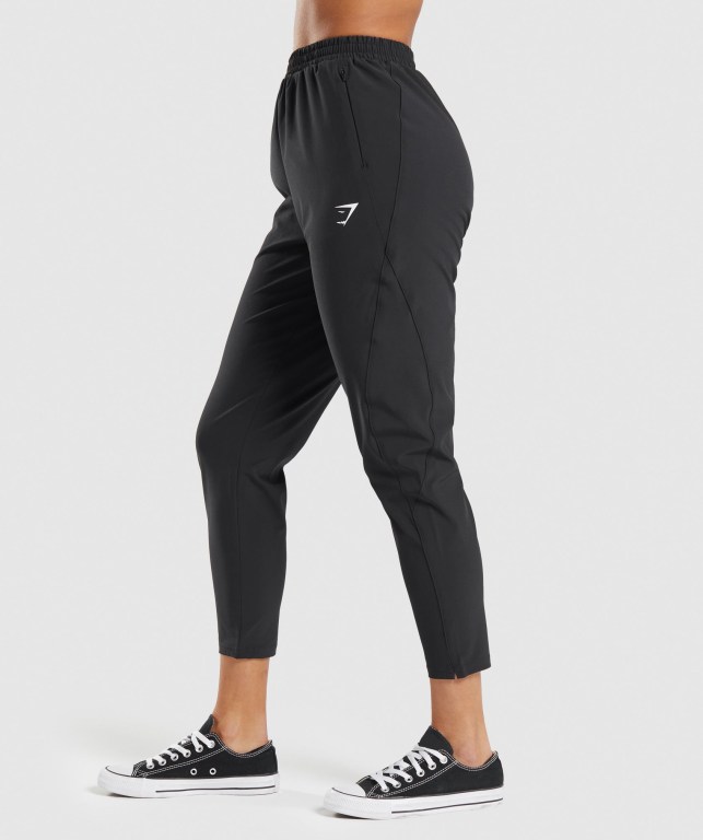 Pantalones Jogger Gymshark Maximise Pista Mujer Negros | dsXXM5AZYwX