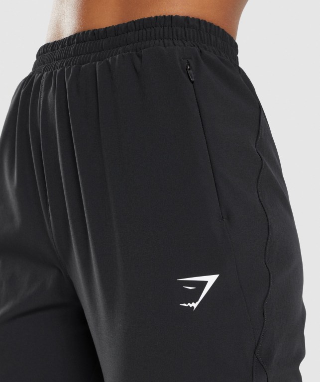 Pantalones Jogger Gymshark Maximise Pista Mujer Negros | dsXXM5AZYwX