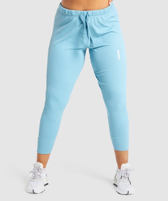 Pantalones Jogger Gymshark Pause Mujer Azules Claro | jwhRuCu1KQB