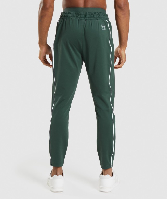 Pantalones Jogger Gymshark Recess Hombre Obsidian Verdes Blancos | WVgekGSjOq1