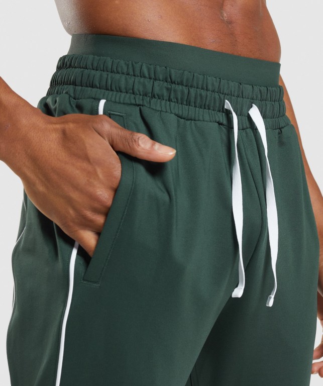 Pantalones Jogger Gymshark Recess Hombre Obsidian Verdes Blancos | WVgekGSjOq1