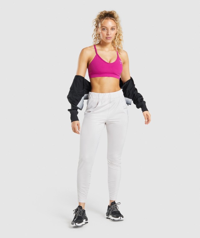 Pantalones Jogger Gymshark Recess Mujer Creme | BWLS2Hx2Nrf