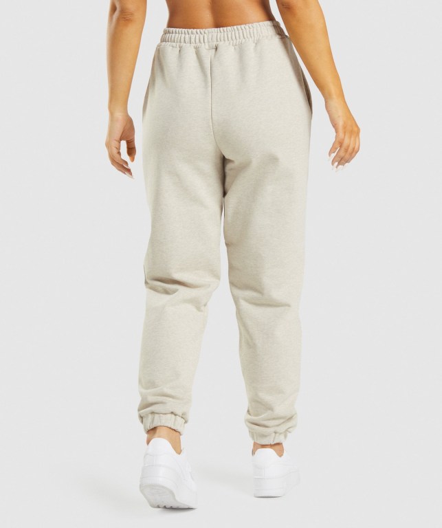 Pantalones Jogger Gymshark Rest Day Sweats Mujer Beige | Dz8ii8TtGeF