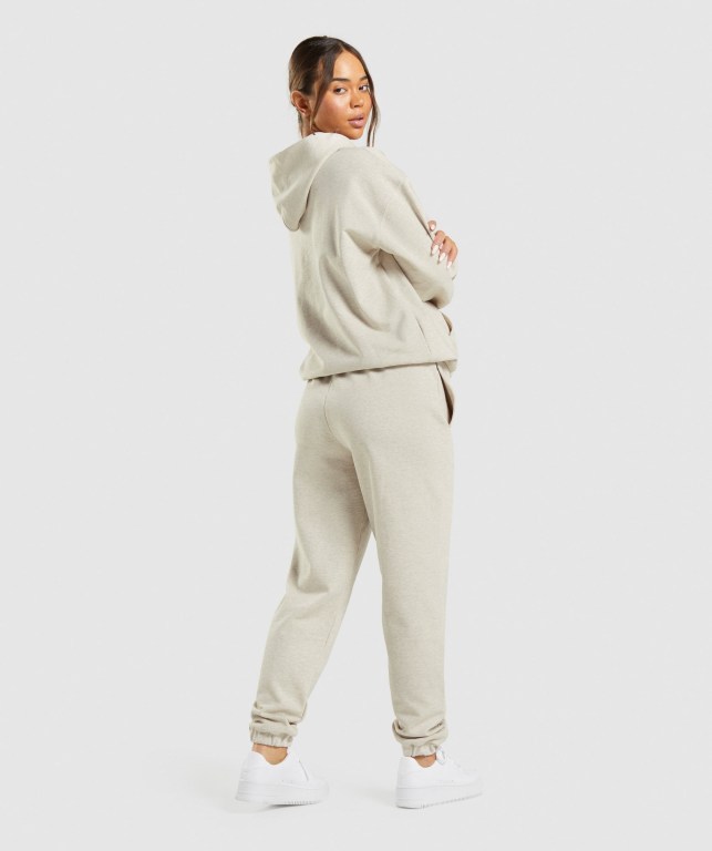 Pantalones Jogger Gymshark Rest Day Sweats Mujer Beige | Dz8ii8TtGeF