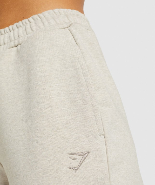 Pantalones Jogger Gymshark Rest Day Sweats Mujer Beige | Dz8ii8TtGeF