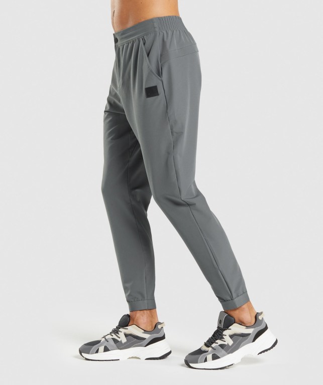 Pantalones Jogger Gymshark Retake Woven Hombre Grises | BuwysGC2OLH