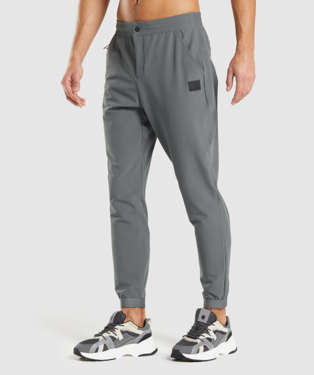 Pantalones Jogger Gymshark Retake Woven Hombre Grises | BuwysGC2OLH