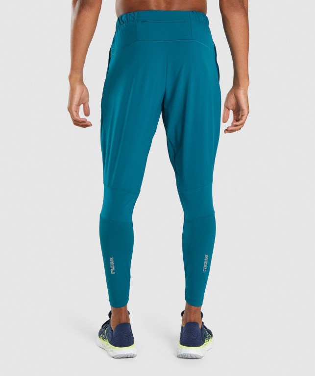 Pantalones Jogger Gymshark Speed Hombre Turquesa | vqJ7ida9lAx