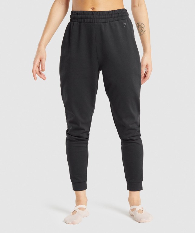 Pantalones Jogger Gymshark Studio Mujer Negros | ls1kPBYbYLd