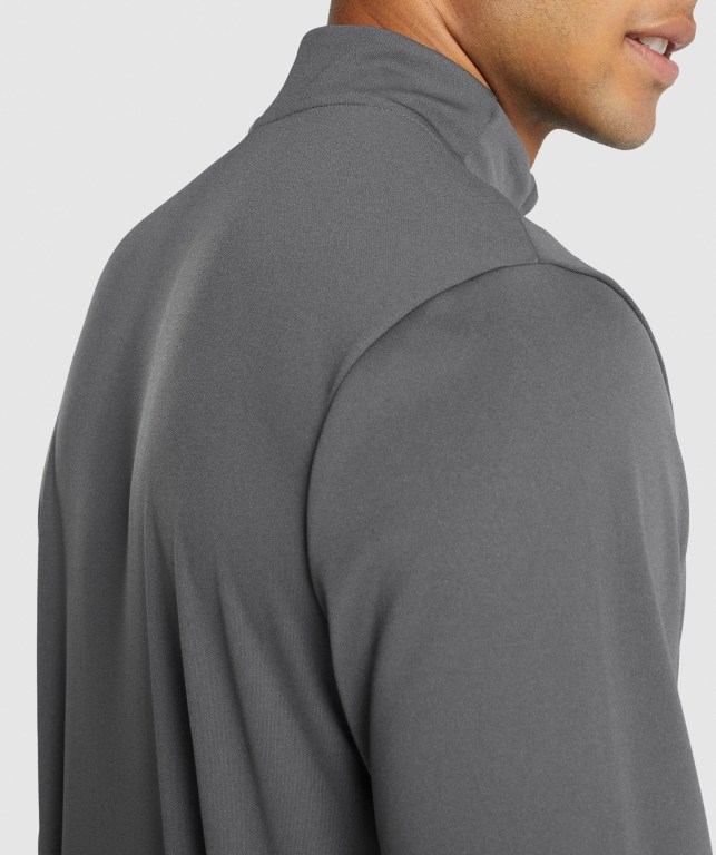 Pullover Gymshark Arrival 1/4 Zip Hombre Grises | 8bZUIm1CyhO