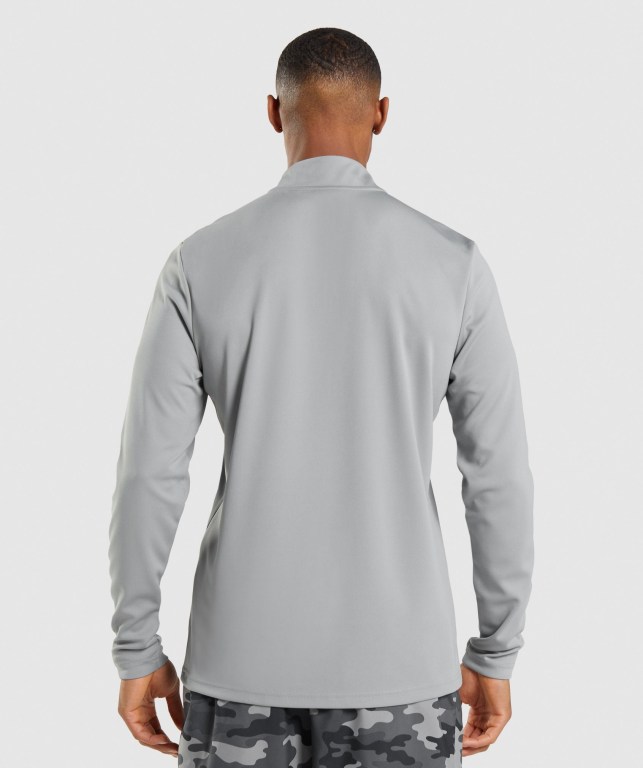 Pullover Gymshark Arrival 1/4 Zip Hombre Grises | f3OBsyJYnqo