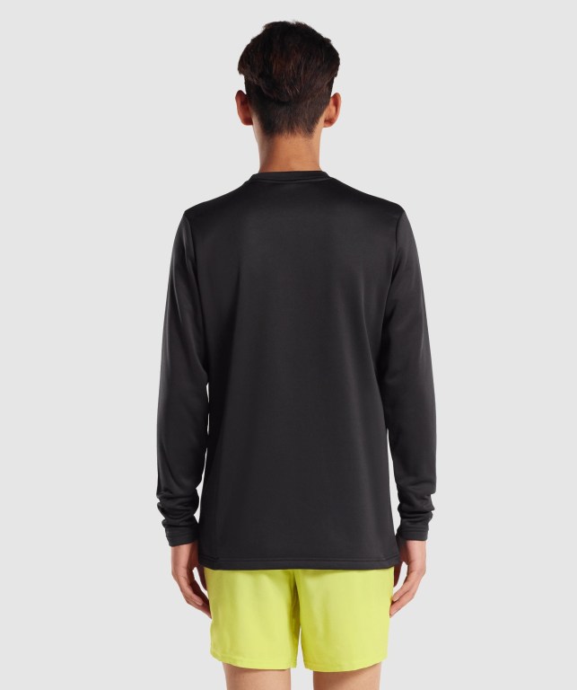 Pullover Gymshark Arrival Crew Sweatshirt Hombre Negros | CqOqRBu3jv8