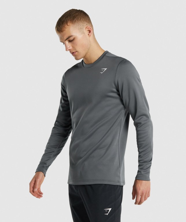 Pullover Gymshark Arrival Crew Sweatshirt Hombre Grises | GPK3LEtf4ij