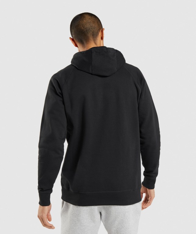 Pullover Gymshark Central Hombre Negros | ozSOB2jl26i