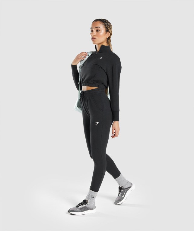 Pullover Gymshark Pippa Entrenamiento Mujer Negros | QzZ4psCyEbh