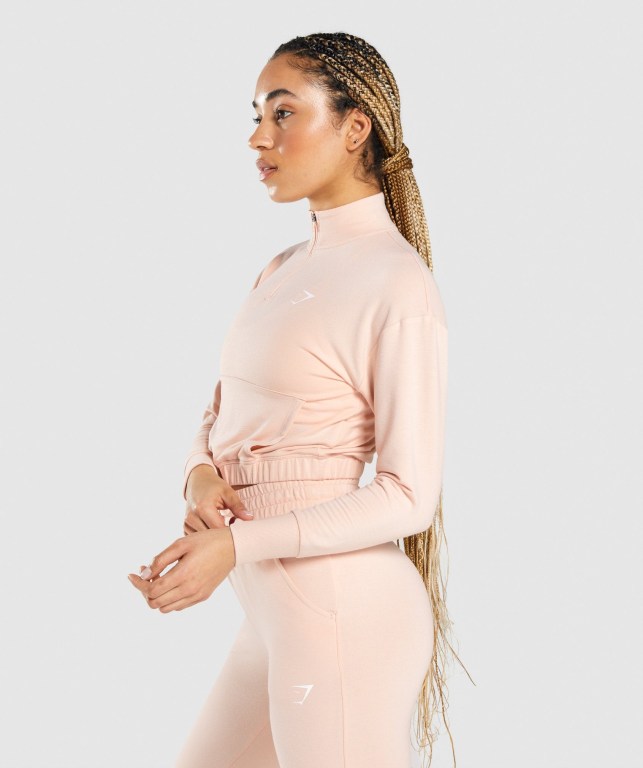 Pullover Gymshark Pippa Entrenamiento Mujer Rosas Claro | u6NddtesfHS