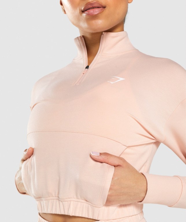 Pullover Gymshark Pippa Entrenamiento Mujer Rosas Claro | u6NddtesfHS