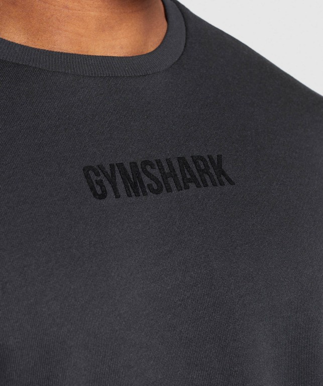 Pullover Gymshark Restore Sweatshirt Hombre Negros | UCZq95y3waZ