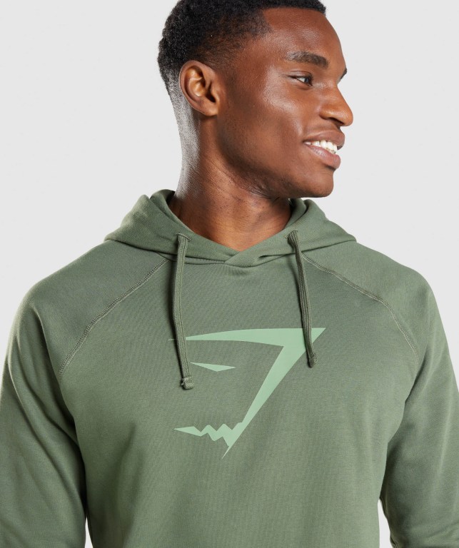 Pullover Gymshark Sharkhead Infill Hombre Verdes | kw9XqWNSI8m